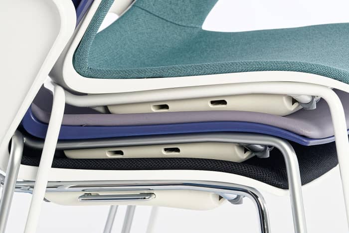 Der Stapelschutz schützt die Sitzflächen