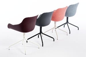 Unsere Schalenstühle Queens DG in verschiedenen Farben und Ausführungen