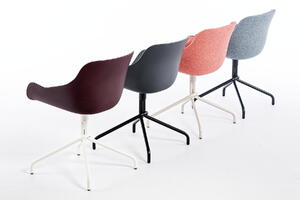 Unsere Schalenstühle Queens DG in verschiedenen Farben und Ausführungen