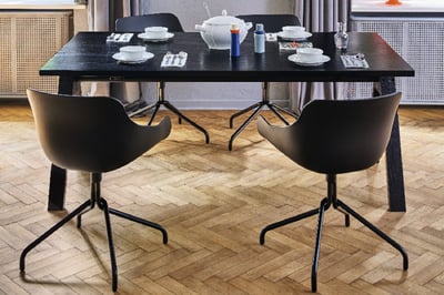 Unsere Kunststoffschalenstühle mit drehbarem Gestell