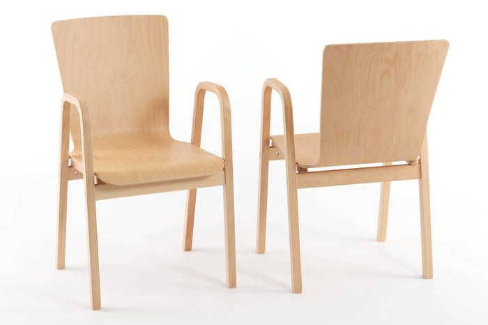 Unsere Sydney Stuhlreihe ganz aus Holz