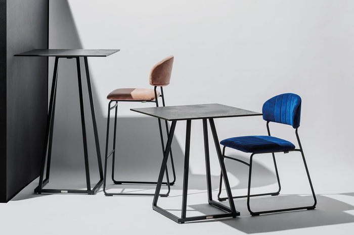 Die Sitzgelegenheiten der Modellfamilie Texel sind sehr bequem