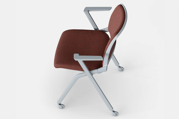 Unser Klappstuhl Toledo AL SP RP mit Rollen