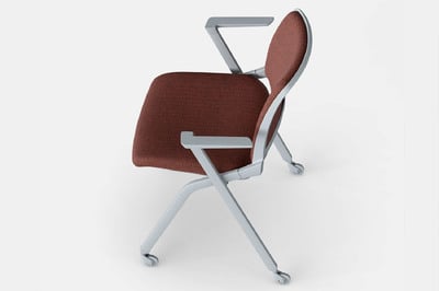 Unser Klappstuhl Toledo AL SP RP mit Rollen