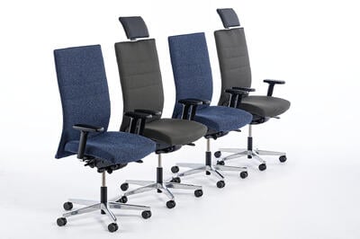 Verschiedene Ausführungen von unserem Bürodrehstuhl Westminster