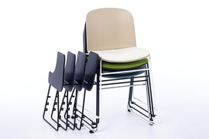 Unsere Adria KU SP ST können mit abgenommenen Schreibtablar gestapelt werden