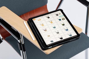 Eine perfekte Ablage für Tablet
