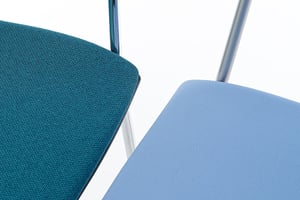 Verschiedene Polstermaterialen können gewählt werden