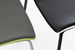 Verschiedene Polstermaterialien können gewählt werden