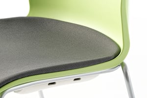 Die Polsterung sorgt für ein bequemes Sitzen