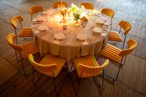 Der Bermuda Kufenstühle werden gerne bei Veranstaltungen genutzt