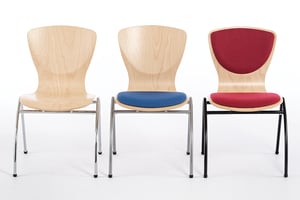 Die Modellfamilie der Schalenstühle Binz Die Modellfamilie der Schalenstühle Binz