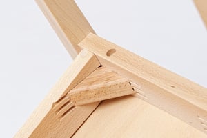 Die Ecken werden sicher zusammengehalten
