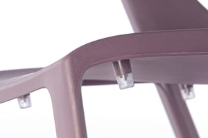 Stapelschützer unter der Sitzfläche schützen vor Macken