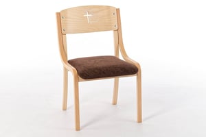 In der Rückenlehne kann eine ausfräsung angebracht werden