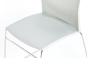 Die Sitzfläche ist leicht abwischbar
