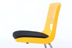 Die komfortable Sitzposition ist hier gut zu erkennen