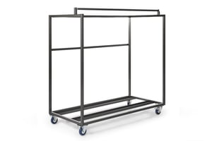 Der optionale Rollwagen kann bei der Konfiguration dazubestellt werden