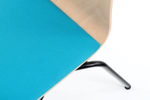 Das Gestell die Schale und die Polsterung sind perfekt aufeinander abgestimmt