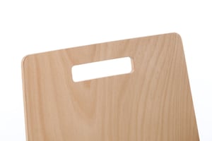 Unser Polsterstuhl Havanna mit Griffloch in der Rückenlehne