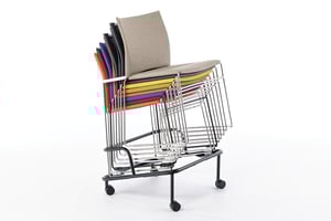 Die Modellfamilie Ibiza kann mit dem Transportwagen einach transportiert werden