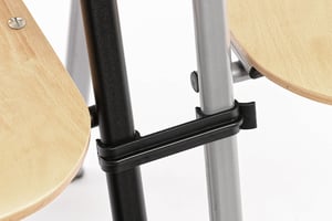 Die Stuhlverbinder sind optional erhältlich