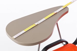 Das Tablar weißt eine große Schreibfläche auf