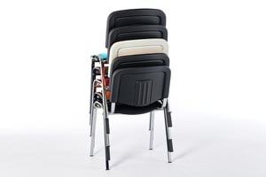 Die Farbe der Rückenlehnenrückseite kann gewählt werden