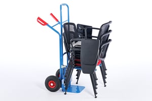 Unsere Iso SP NR ST lassen sich mit der Stuhlkarre schnell bewegen