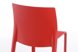 Für noch mehr Stabilität sorgen die hoch gezogenen Stuhlbeine