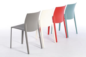 Unsere Outdoorstühle Lurano sind sehr farbenfroh