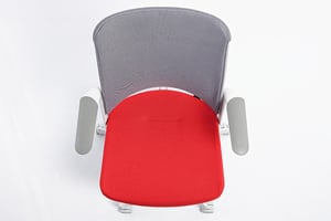 Unser Bürodrehstuhl Luxemburg in der Draufsicht