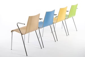 Unser Mailand Stühle können auch mittig in den Raum gestellt werden