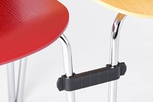Dieser Reihenverbinder wird einfach aufgesteckt