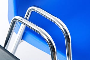Die Armlehnen lassen sich hygienisch sauber halten