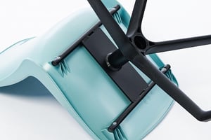 Das Drehgestell ist hochwertig verarbeitet