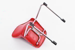 Ansicht vom Stuhlgestell von unten