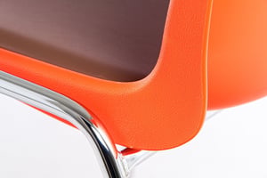 Die Sitzschale ist sauber gearbeitet