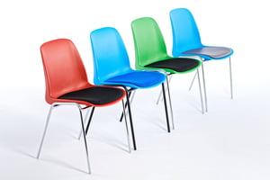 Die ergonomisch geformte Sitzschale lädt zum Verweilen ein