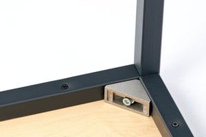 Die Tischecken der Tische sind sehr stabil verarbeitet