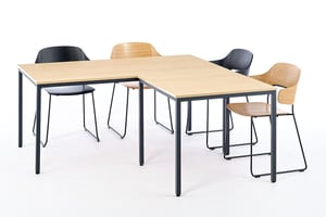 Unsere Malta Tische lassen sich auch kombiniert stellen