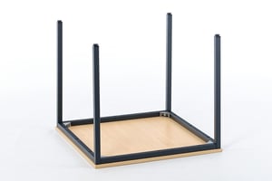 Unsere quadratischen Malta Tische können überall gestellt werden