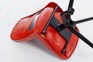 Das Drehgestell ist hochwertig verarbeitet