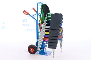 Der Mila SP RP ST kann mittels Transportkarre schnell befördert werden