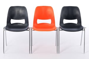 Die besonders geformte Sitzschale ist ergonomisch und bequem