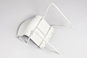 Das sichere Gestell ist von unten gut erkennbar