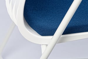 Die Sitzpolsterung bietet ein angenehmes Sitzgefühl