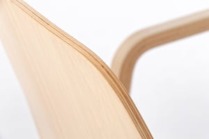 Die Rückenlehne unserer Holzstühle Oslo AL