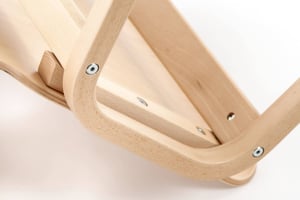 Diese Holzgestell hat den Bogen raus