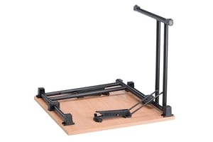 Der kleine Klapptisch Palermo Quadrat ist stabil und robust